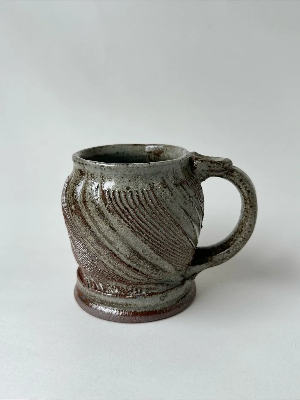 Pottery Skull Mug
